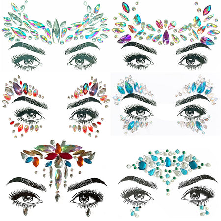 Crystal Jewels Face Art