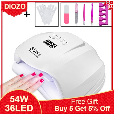 SUN UV Nail Lamp LED Nail Dryer