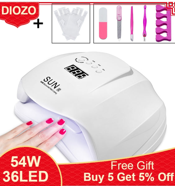 SUN UV Nail Lamp LED Nail Dryer
